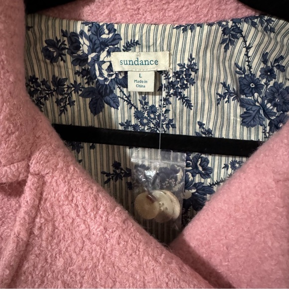 Sundance Boucle Pink Pea Coat - Picture 2 of 5
